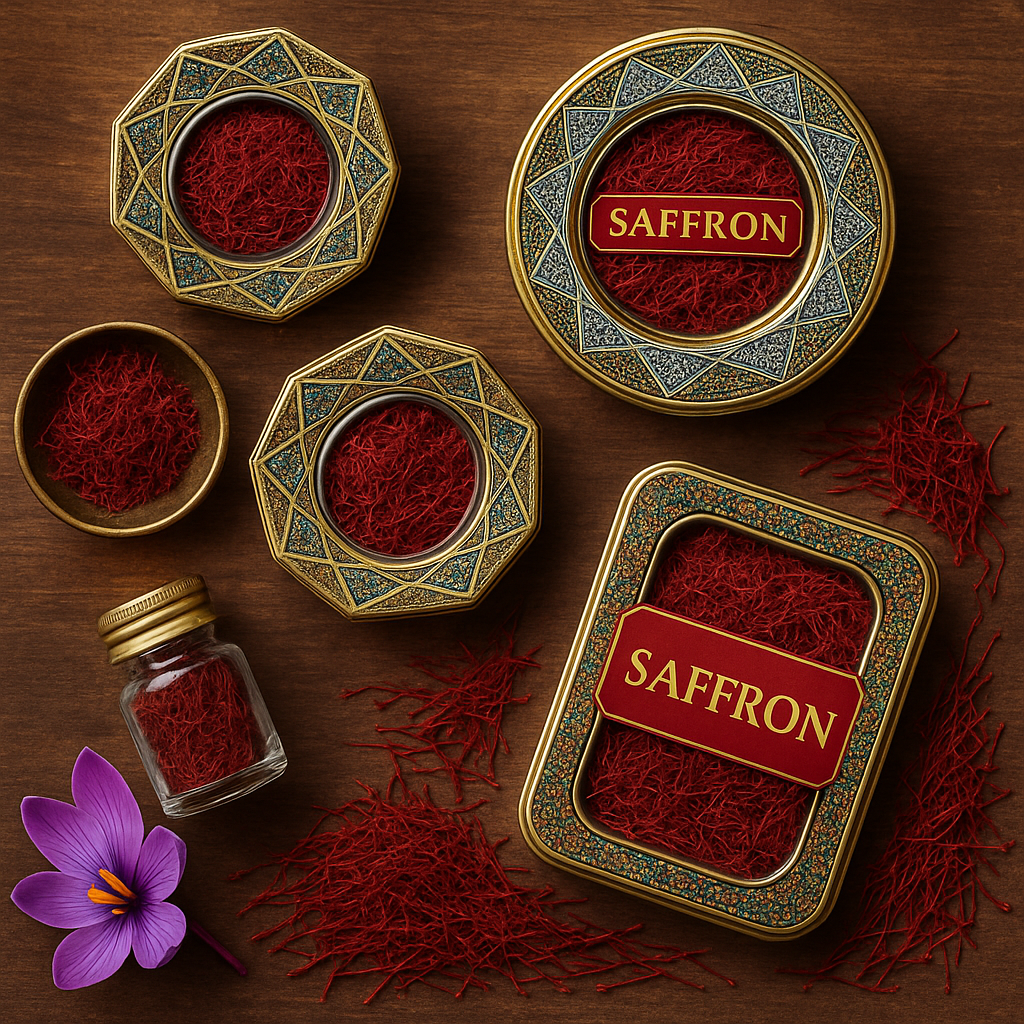 چطور سایز مناسب ظروف زعفران را برای فروش انتخاب کنیم؟