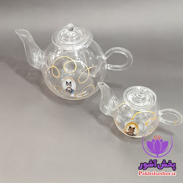 محصولات کاربردی زعفران-قوری دم کردن زعفران مدل شاه عباسی